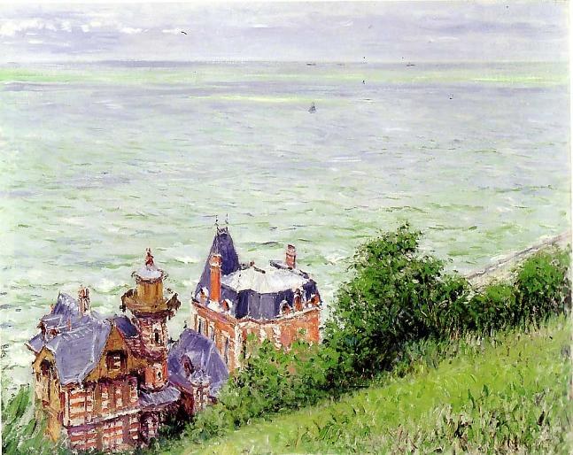 Gustave Caillebotte Villas at Trouville